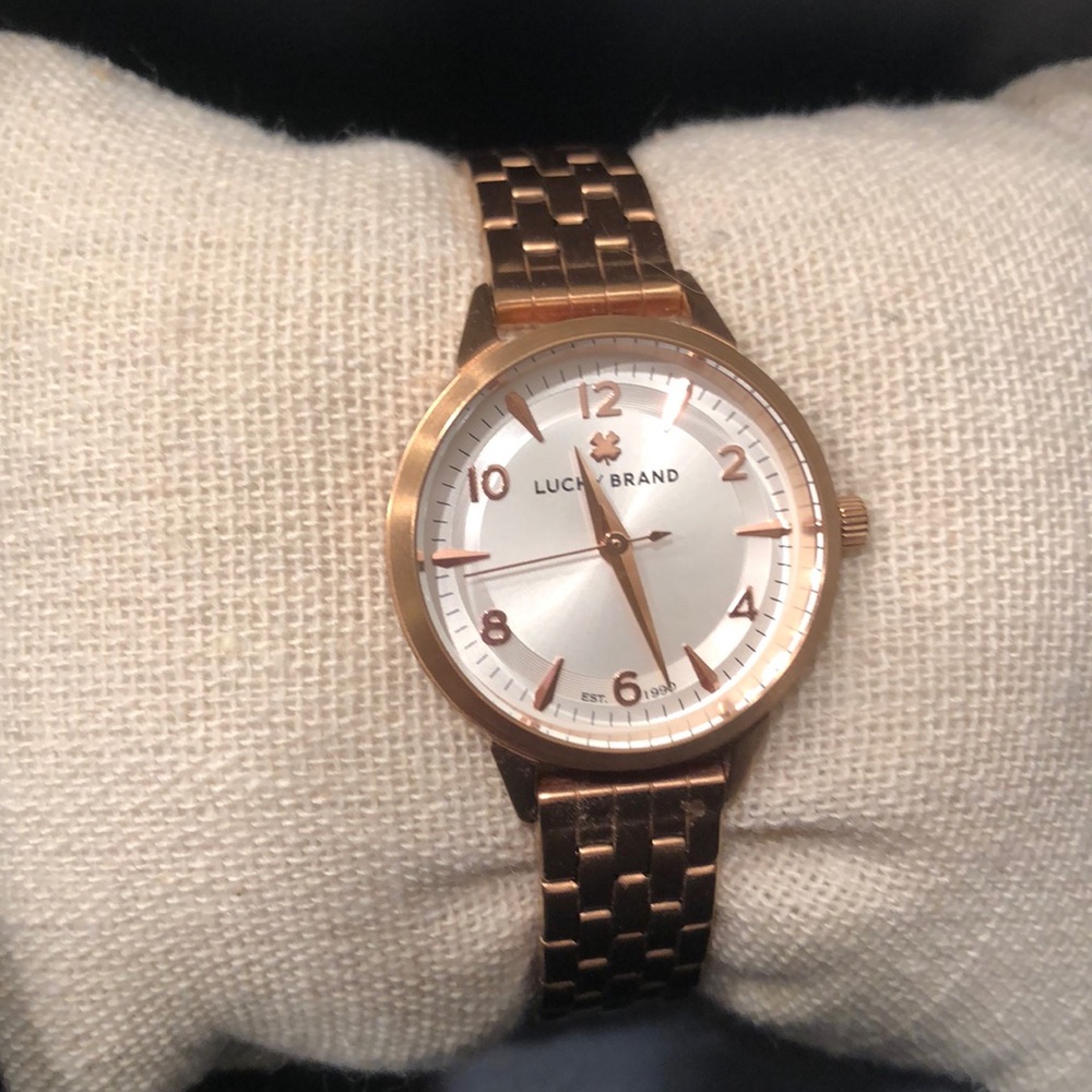Gold Lucky Brand watch